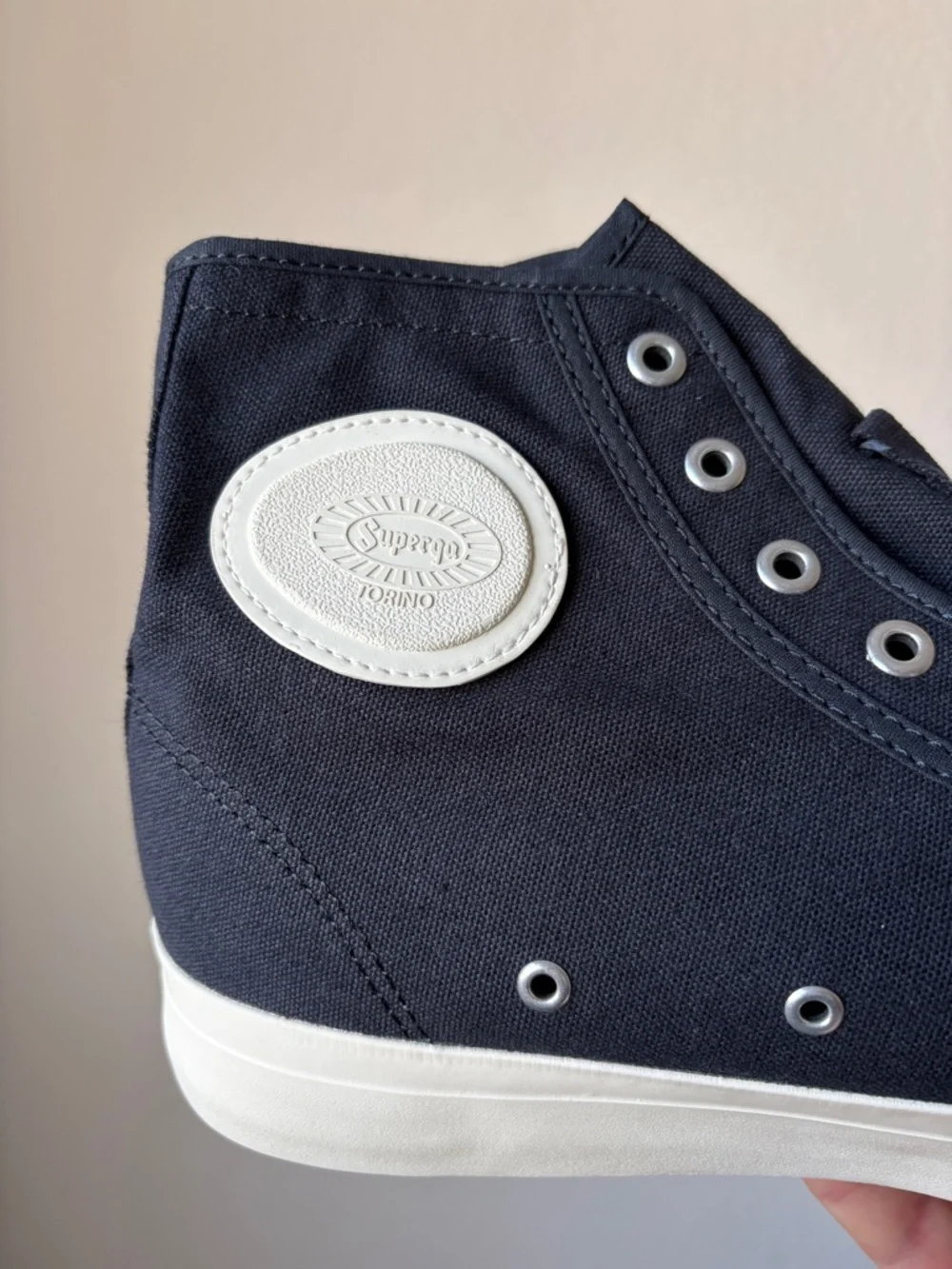Superga 3192 Campionato Basket sneakers in blue, size 10 M